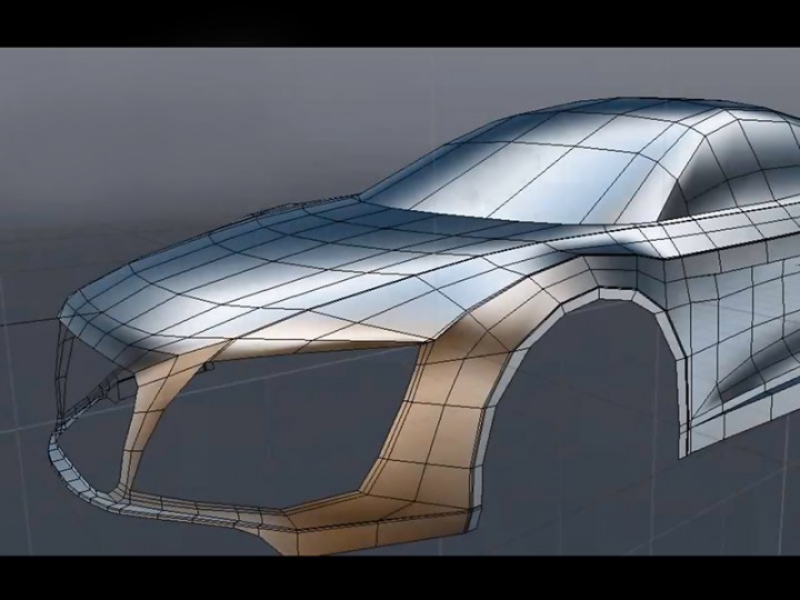 Audi R8 3D modeling tutorial