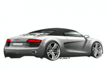 Audi R8 design sketch