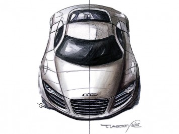 Audi R8 Design Sketch