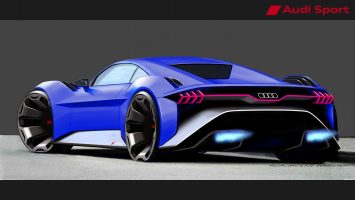 Audi RSQ e tron Concept Design Sketch by Jan Poliak