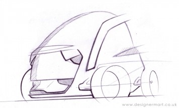 Audi Scape Concept Design Sketch