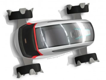 Audi Scape Concept Design Sketch