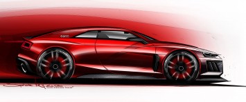 Audi Sport quattro Concept Design Sketch