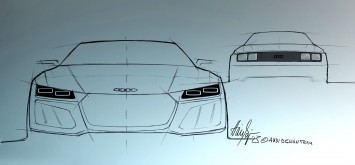 Audi Sport quattro Concept Design Sketch