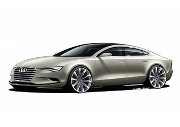 Audi Sportback Concept Design Sketch