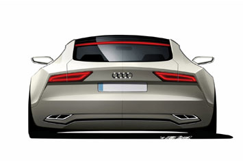 Audi Sportback Concept Design Sketch