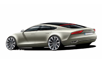 Audi Sportback Concept Design Sketch