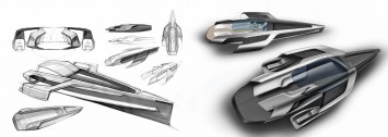 Audi Trimaran Concept Design Sketch