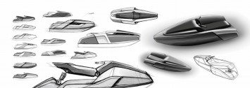 Audi Trimaran Concept Design Sketch