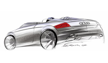 Audi TT clubsport quattro design sketch