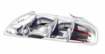 Audi TT Offroad Concept Interior Design Sketch