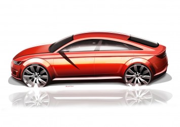 Audi TT Sportback Concept Design Sketch