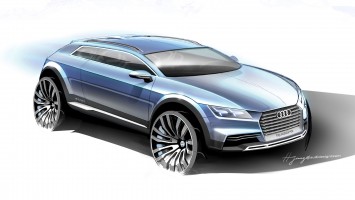 Audi two-door crossover concept - Design Sketch