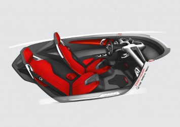 Audi Urban Concept - Interior Design Sketch