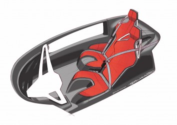 Audi Urban Concept - Interior Design Sketch