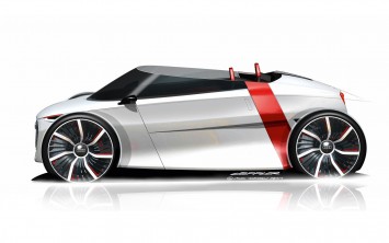 Audi Urban Concept Spyder - Design Sketch