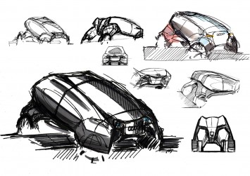 Audi Urban Escape quattro - Design Sketches