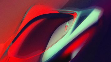 Automobili Pininfarina PF0 Concept Teaser Design Sketch by Luca Borgogno