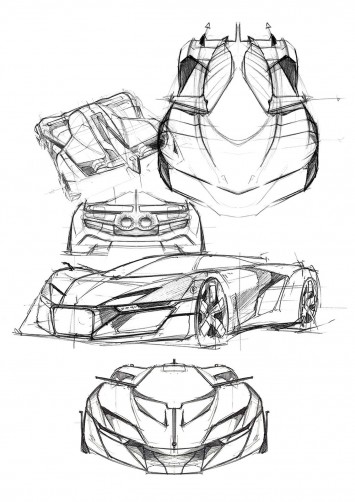 Bell and Ross AeroGT Concept - Design Sketch