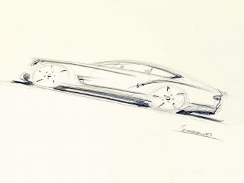 Bentley Continental GT Design Sketch