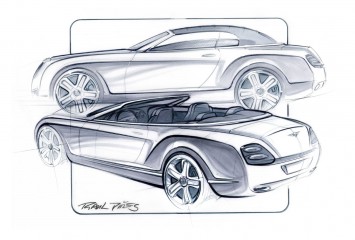 Bentley Continental GTC design sketch