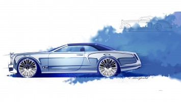 Bentley Mulsanne Convertible Concept - Design Sketch