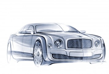 Bentley Mulsanne Design Sketch