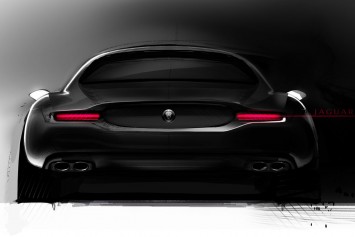 Bertone Jaguar B99 Concept Design Sketch