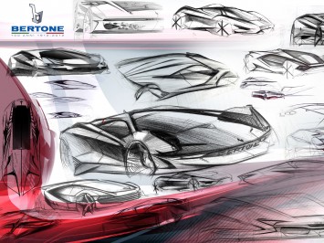 Bertone Nuccio Concept - Design Sketches