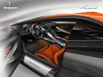 Bertone Nuccio Concept - Interior Design Sketch