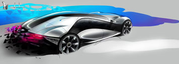 Bertone Pandion Design Sketch