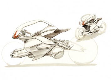 Bimota Tesi Concept Design Sketches