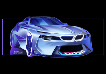 BMW 2002 Hommage Concept - Design Sketch