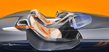 BMW 328 Hommage Concept Design Sketch