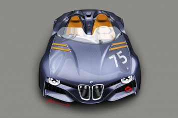 BMW 328 Hommage Concept Design Sketch