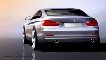 BMW 4 Series Coupe Design Sketch