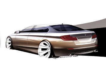 BMW 5 Series Design Sketch