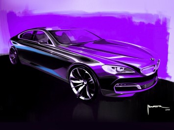 BMW 6 Series Gran Coupe Design Sketch