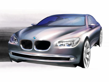 BMW 7 Series design sketch