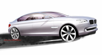 BMW 7 Series Design Sketch by Karim Habib