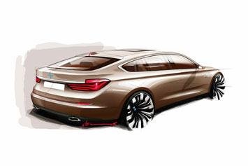 BMW Concept 5 Series GT Design Sketch