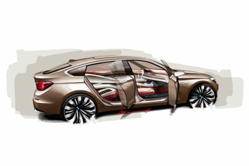 BMW Concept 5 Series GT Design Sketch