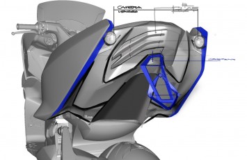 BMW Concept C Scooter Design Sketch