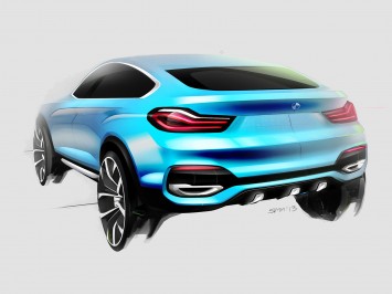 BMW Concept X4 Design Sketch