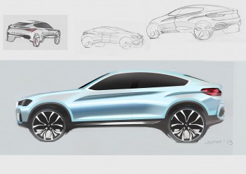 BMW Concept X4 Design Sketch