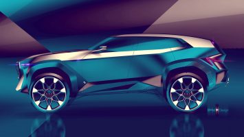 BMW Concept XM Design Sketch Render