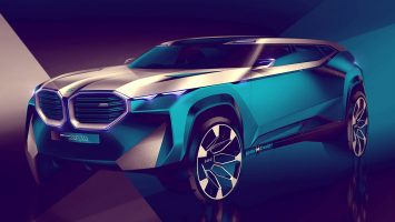 BMW Concept XM Design Sketch Render