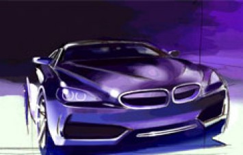 BMW Gran Coupe Concept Design Sketch