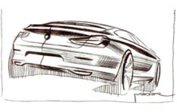 BMW Gran Coupe Concept Design Sketch