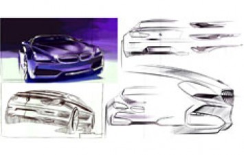 BMW Gran Coupe Concept Design Sketch